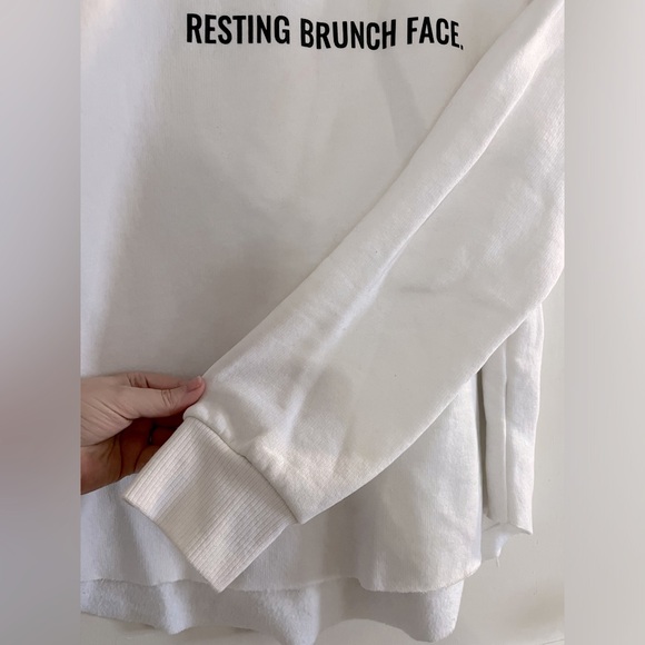 Resting Brunch Face cropped sweater - Picture 3 of 3